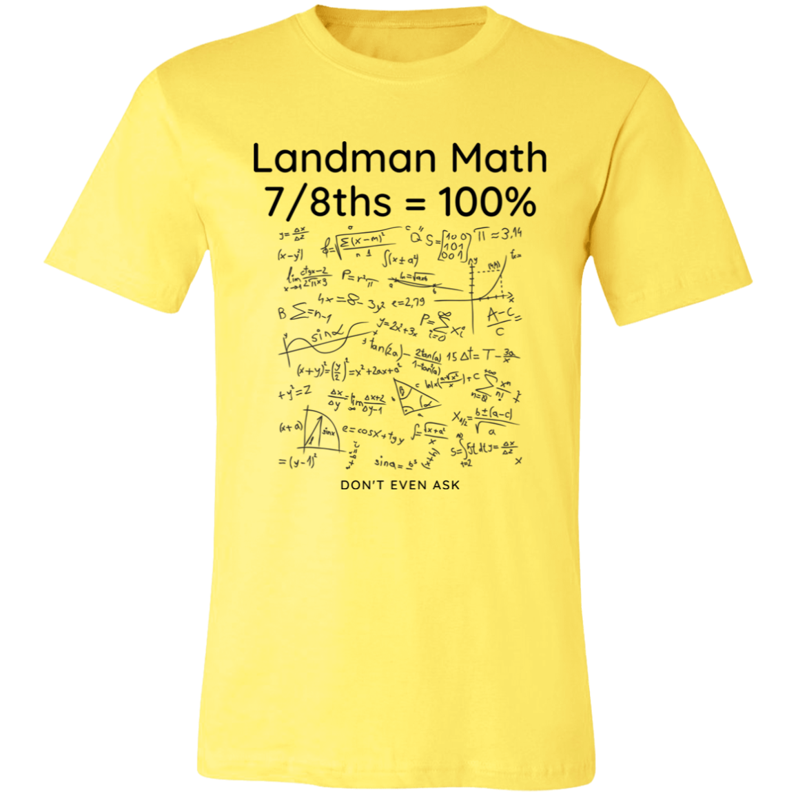Landman Math Funny t-shirt
